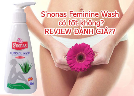 Nước rửa phụ khoa S'nonas Feminine Wash có tốt không? Review đánh giá thế nào?