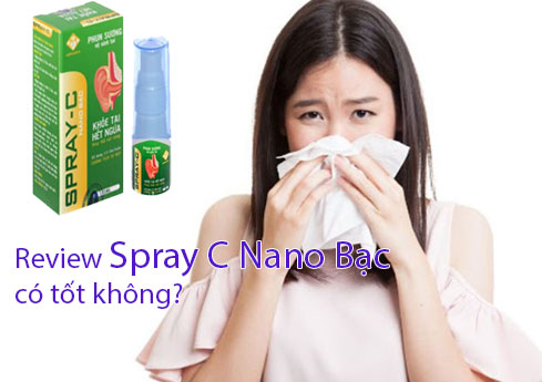 Review Spray C Nano Bạc có tốt không? Tác dụng chính là gì? Giá bao nhiêu tiền một lọ?
